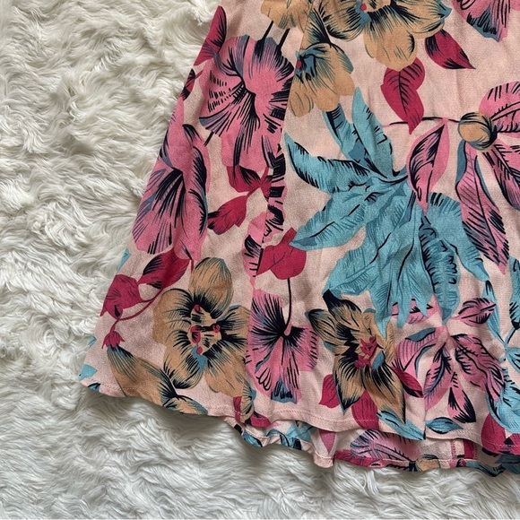 For Love And Lemons x Revolve Skirt in Floral Mini High Waist Multi XS NWT New - Picture 7 of 12